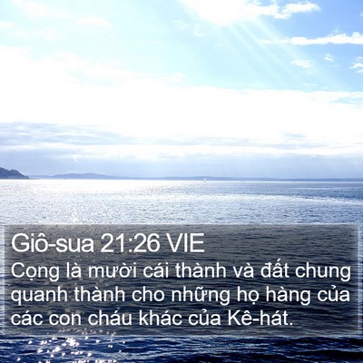 Giô-sua 21:26 VIE Bible Verse Image