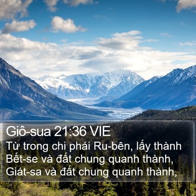 Giô-sua 21:36 VIE Bible Verse Image