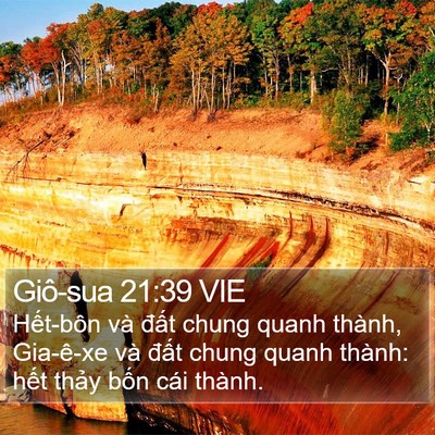 Giô-sua 21:39 VIE Bible Verse Image