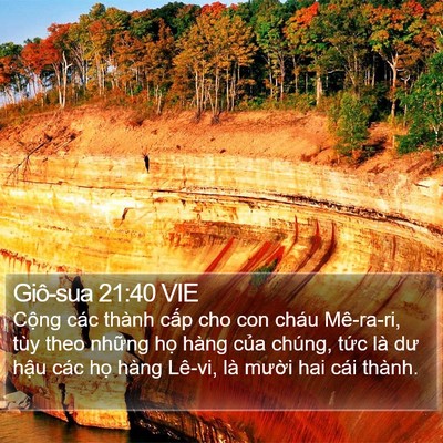 Giô-sua 21:40 VIE Bible Verse Image