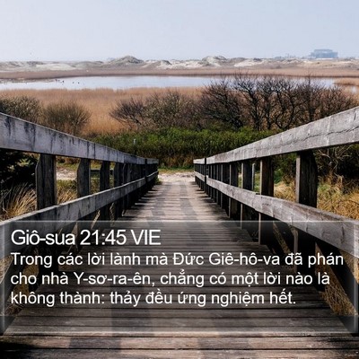 Giô-sua 21:45 VIE Bible Verse Image