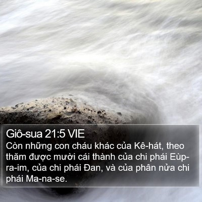 Giô-sua 21:5 VIE Bible Verse Image