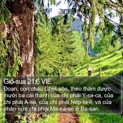 Giô-sua 21:6 VIE Bible Verse Image