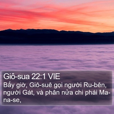 Giô-sua 22:1 VIE Bible Verse Image