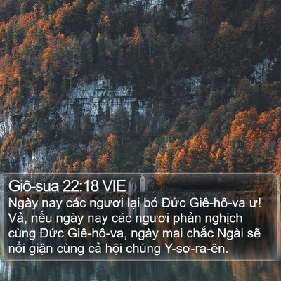 Giô-sua 22:18 VIE Bible Verse Image