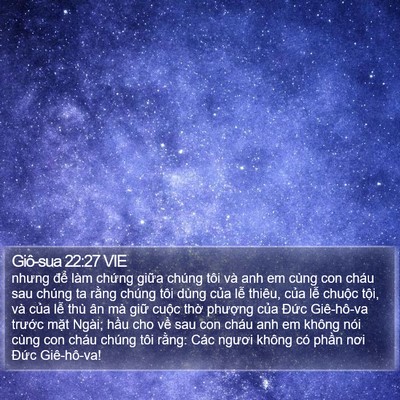 Giô-sua 22:27 VIE Bible Verse Image