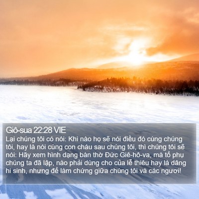 Giô-sua 22:28 VIE Bible Verse Image