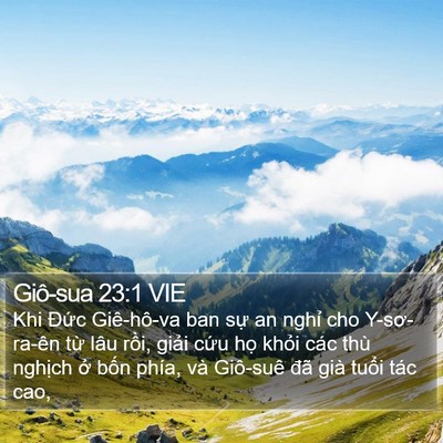 Giô-sua 23:1 VIE Bible Verse Image