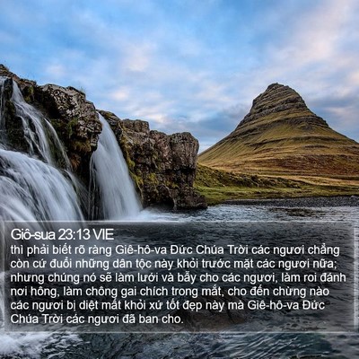 Giô-sua 23:13 VIE Bible Verse Image