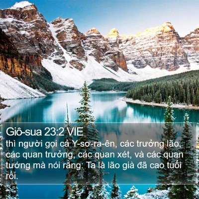 Giô-sua 23:2 VIE Bible Verse Image