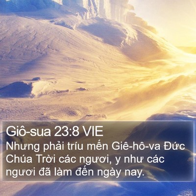 Giô-sua 23:8 VIE Bible Verse Image