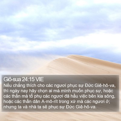 Giô-sua 24:15 VIE Bible Verse Image