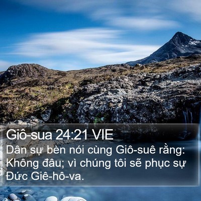 Giô-sua 24:21 VIE Bible Verse Image