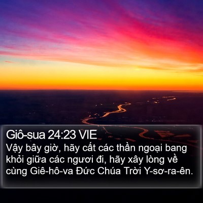 Giô-sua 24:23 VIE Bible Verse Image