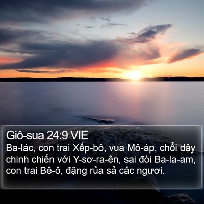 Giô-sua 24:9 VIE Bible Verse Image