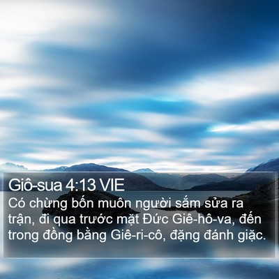 Giô-sua 4:13 VIE Bible Verse Image