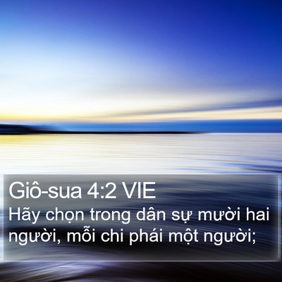 Giô-sua 4:2 VIE Bible Verse Image