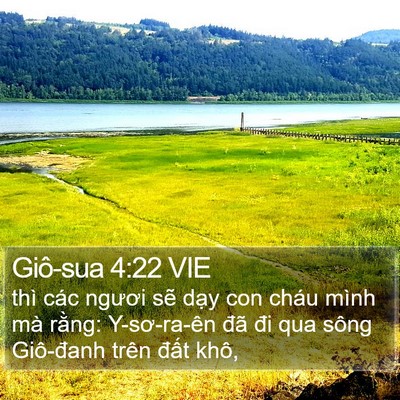 Giô-sua 4:22 VIE Bible Verse Image