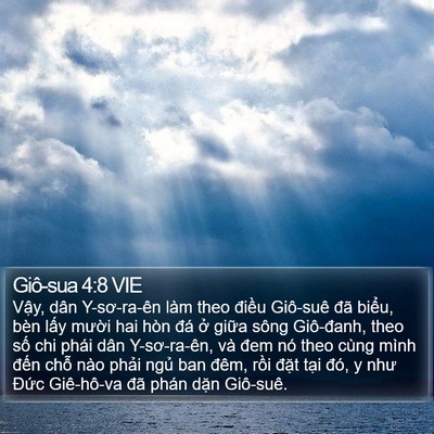 Giô-sua 4:8 VIE Bible Verse Image