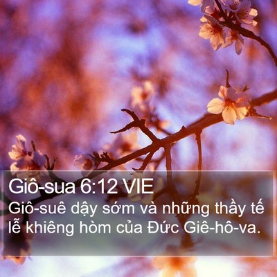Giô-sua 6:12 VIE Bible Verse Image