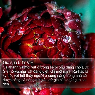 Giô-sua 6:17 VIE Bible Verse Image