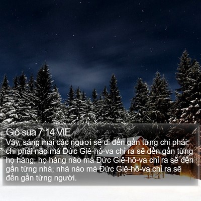 Giô-sua 7:14 VIE Bible Verse Image