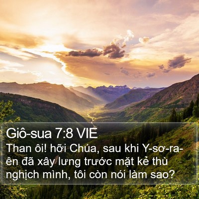 Giô-sua 7:8 VIE Bible Verse Image