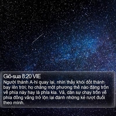Giô-sua 8:20 VIE Bible Verse Image