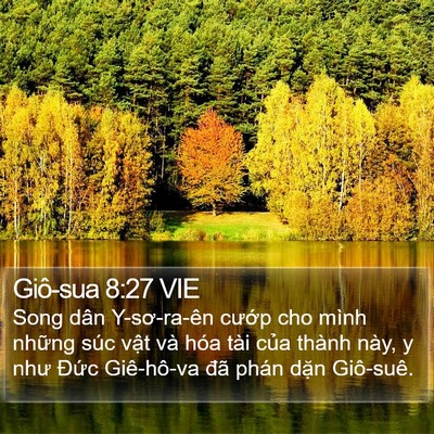 Giô-sua 8:27 VIE Bible Verse Image