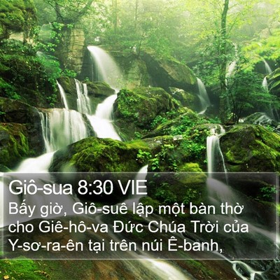 Giô-sua 8:30 VIE Bible Verse Image