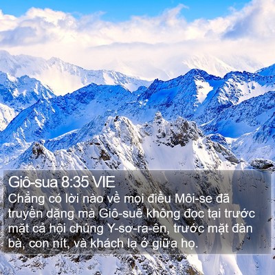 Giô-sua 8:35 VIE Bible Verse Image