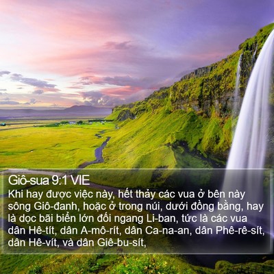 Giô-sua 9:1 VIE Bible Verse Image