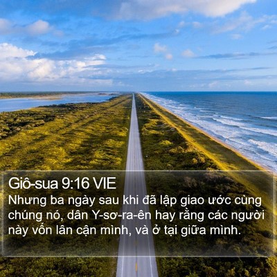 Giô-sua 9:16 VIE Bible Verse Image