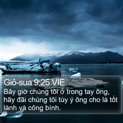 Giô-sua 9:25 VIE Bible Verse Image
