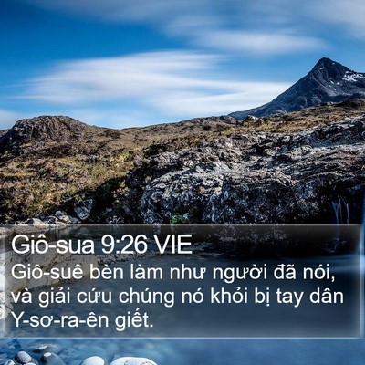 Giô-sua 9:26 VIE Bible Verse Image