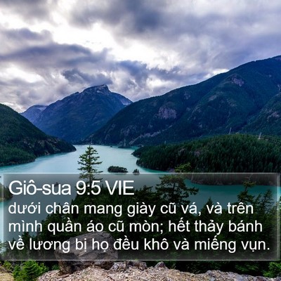 Giô-sua 9:5 VIE Bible Verse Image