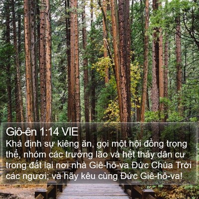 Giô-ên 1:14 VIE Bible Verse Image