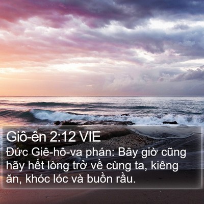 Giô-ên 2:12 VIE Bible Verse Image