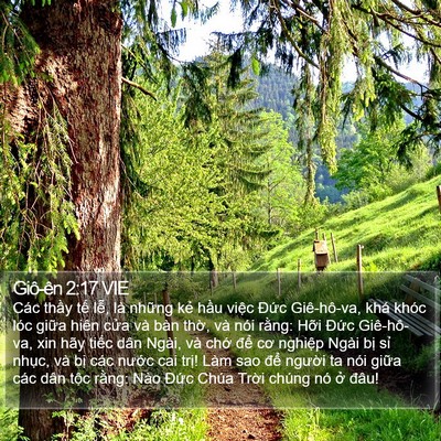 Giô-ên 2:17 VIE Bible Verse Image