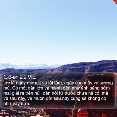 Giô-ên 2:2 VIE Bible Verse Image