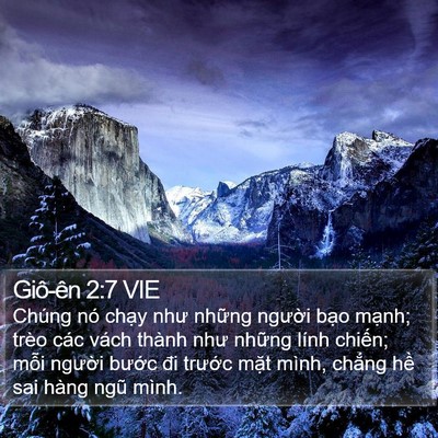 Giô-ên 2:7 VIE Bible Verse Image
