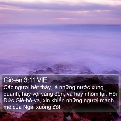 Giô-ên 3:11 VIE Bible Verse Image
