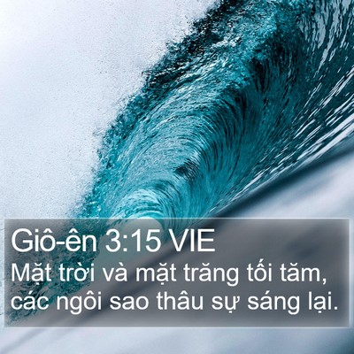 Giô-ên 3:15 VIE Bible Verse Image