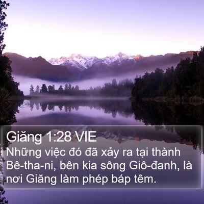Giăng 1:28 VIE Bible Verse Image