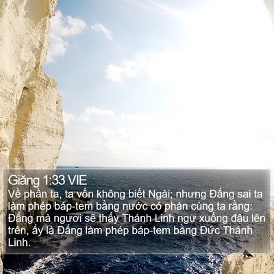 Giăng 1:33 VIE Bible Verse Image