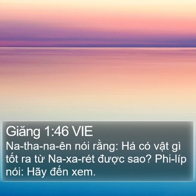 Giăng 1:46 VIE Bible Verse Image