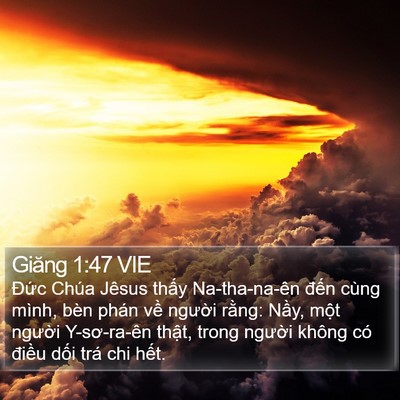 Giăng 1:47 VIE Bible Verse Image