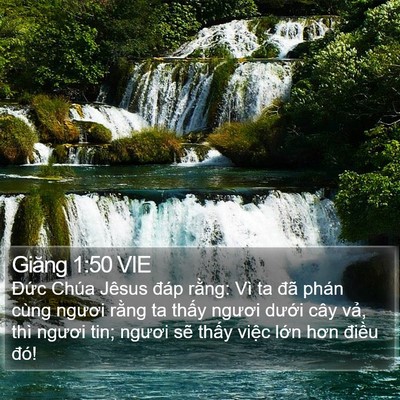 Giăng 1:50 VIE Bible Verse Image