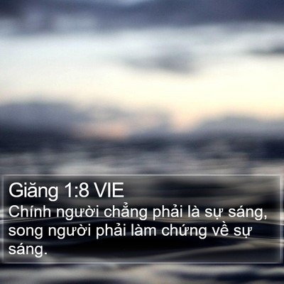 Giăng 1:8 VIE Bible Verse Image