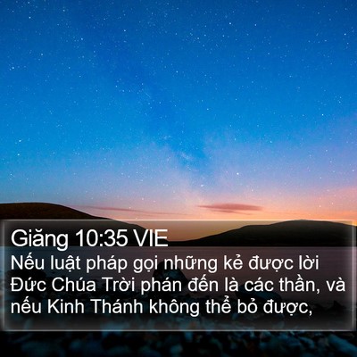 Giăng 10:35 VIE Bible Verse Image